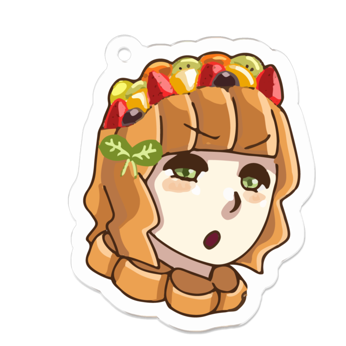 アクリルキーホルダー - 50 x 50 (mm)