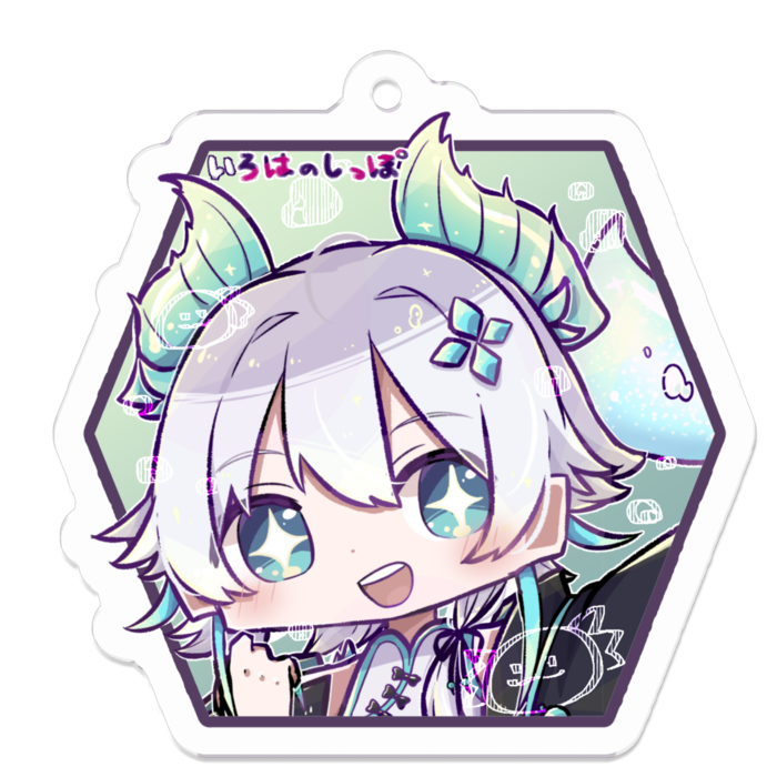 アクリルキーホルダー - 50 x 50 (mm)