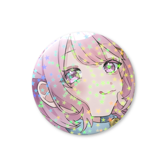 ホログラム缶バッジB