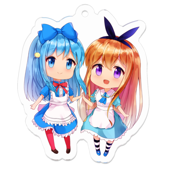 アクリルキーホルダー - 50 x 50 (mm)