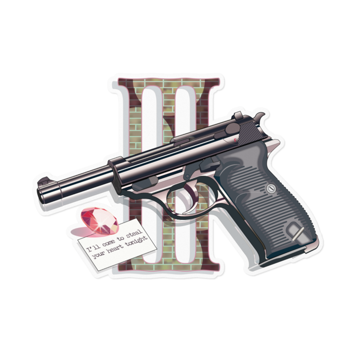 ステッカー - 160 x 160 (mm)