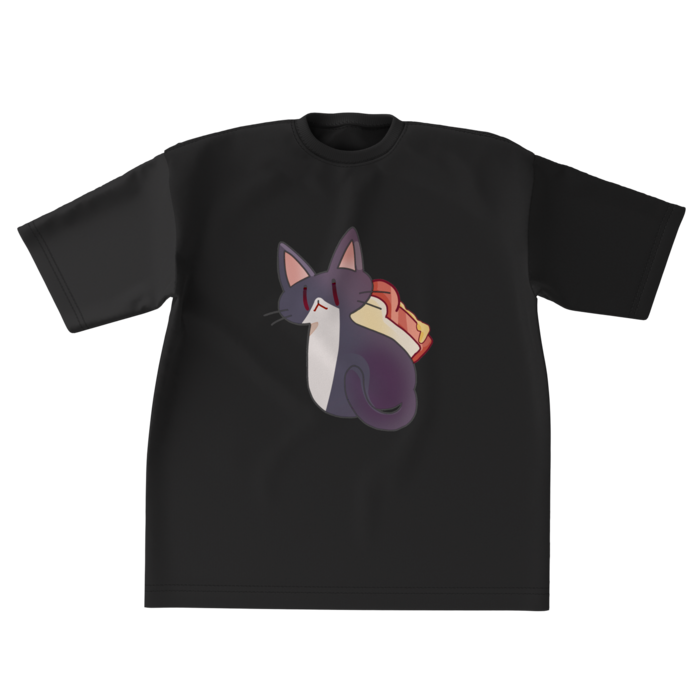 黒ビッグシルエットTシャツ - XL -