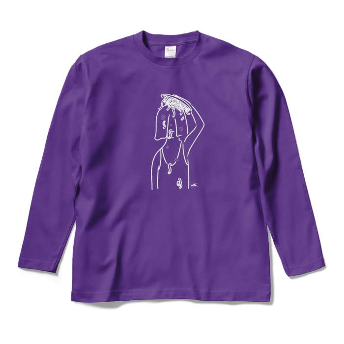 ロングスリーブTシャツ - M - パープル
