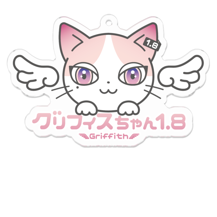 アクリルキーホルダー（コーティング） - 70 x 70 (mm)