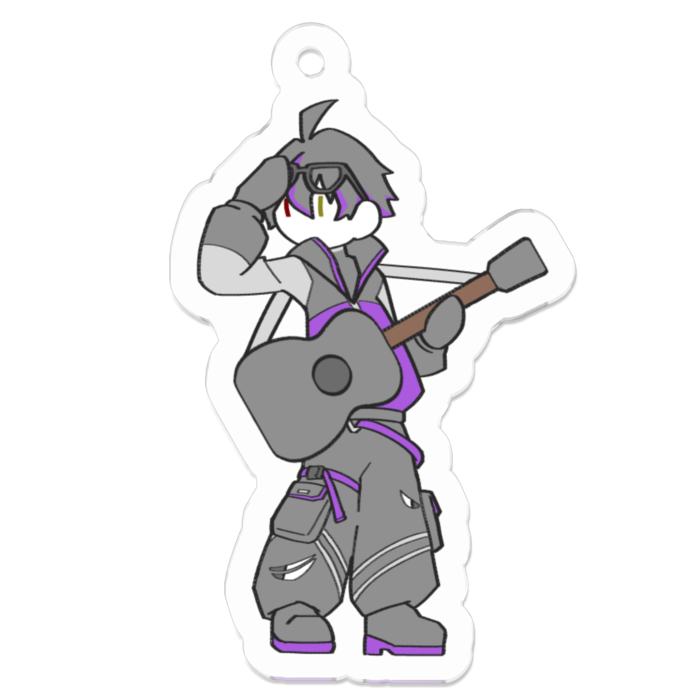 アクリルキーホルダー - 50 x 50 (mm)