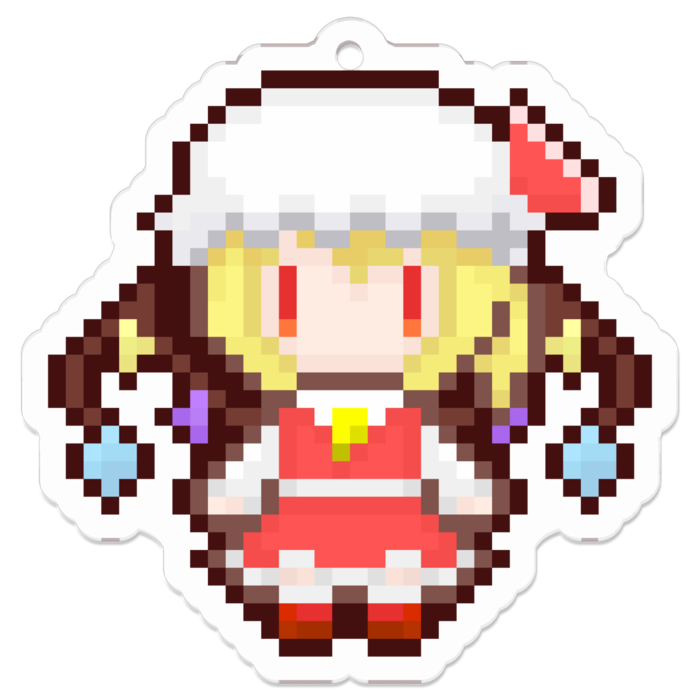 アクリルキーホルダー（コーティング） - 50 x 50 (mm)