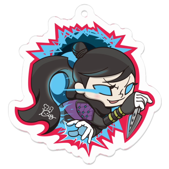 アクリルキーホルダー - 50 x 50 (mm)