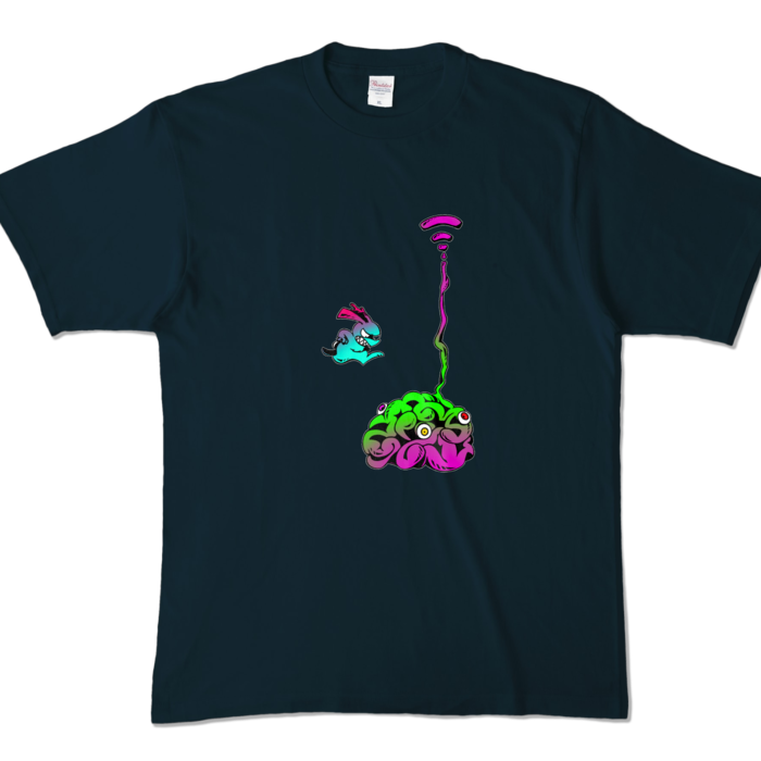 カラーTシャツ - XL - ネイビー (濃色)(3)