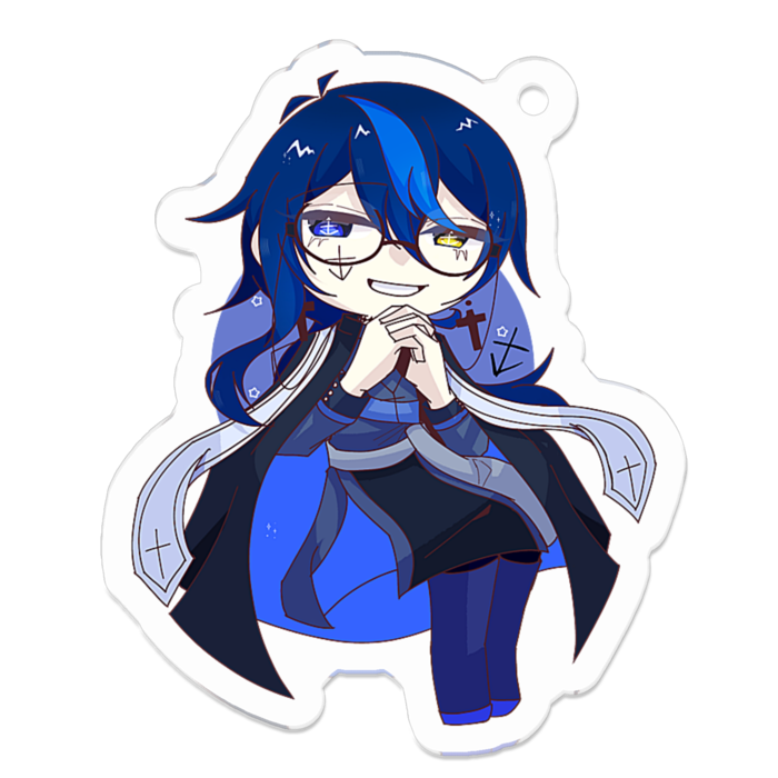 アクリルキーホルダー - 50 x 50 (mm)