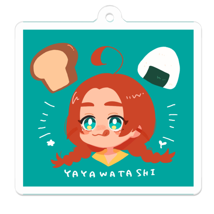 アクリルキーホルダー - 50 x 50 (mm)