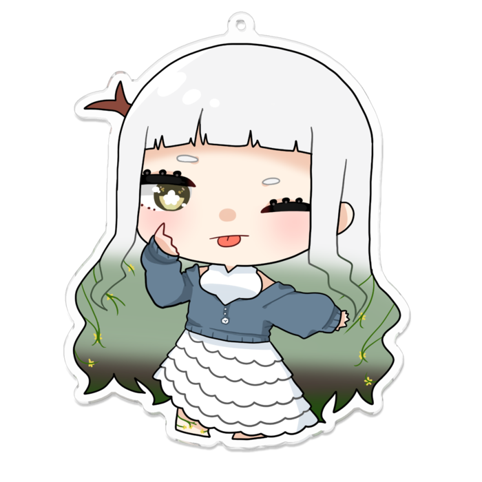 アクリルキーホルダー - 100 x 100 (mm)