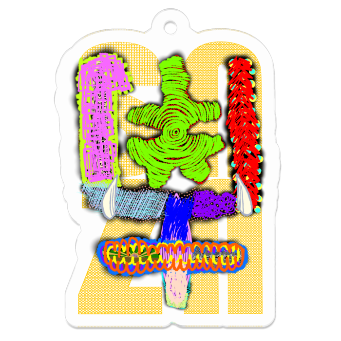 アクリルキーホルダー - 50 x 50 (mm)