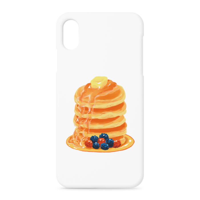パンケーキのiPhoneケース - iPhone XSMax - 正面印刷のみ