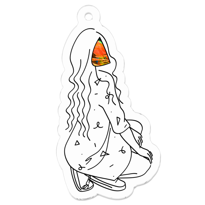 アクリルキーホルダー - 50 x 50 (mm)