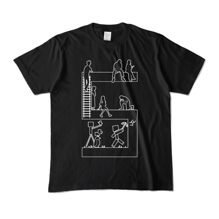 カラーTシャツ - M - ブラック (濃色)