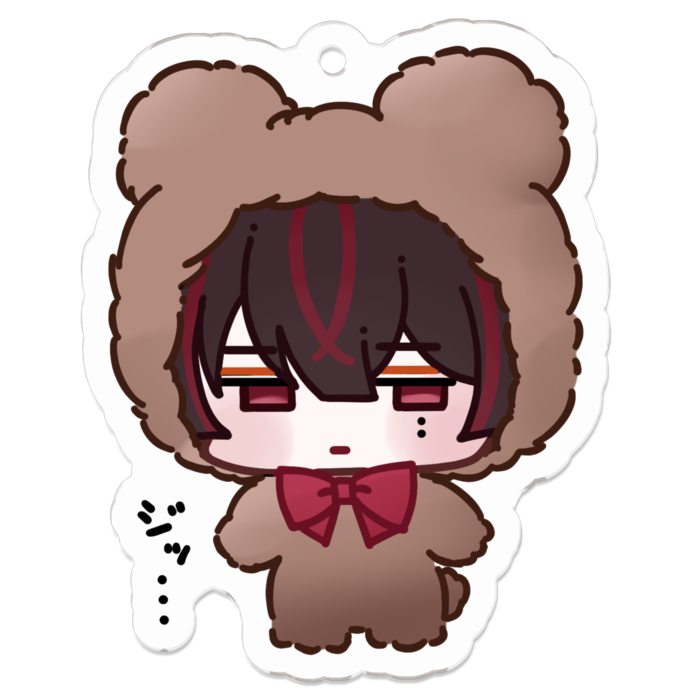 ジッ... アクリルキーホルダー 50×50(㎜)