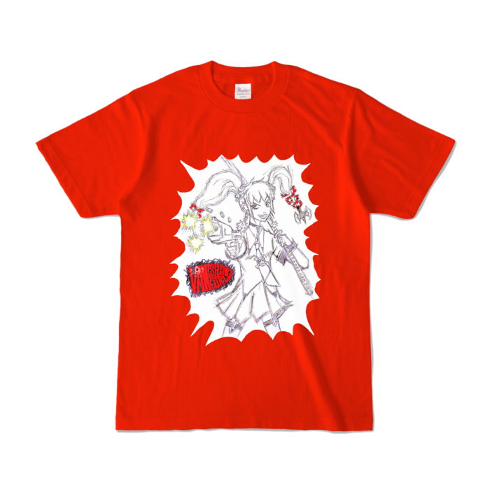 カラーTシャツ - S - レッド (濃色)