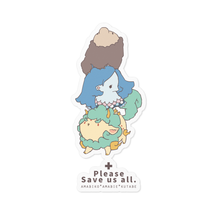 ステッカー - 100 x 100 (mm)