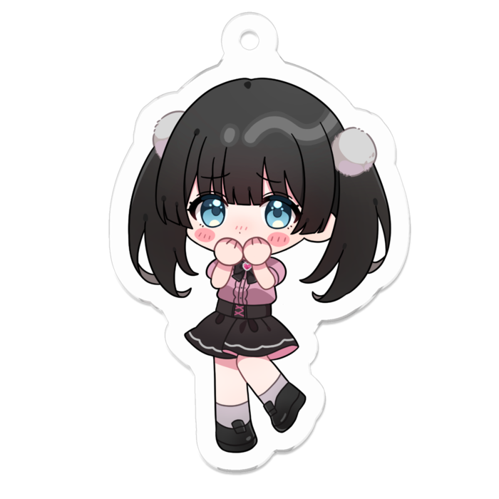 アクリルキーホルダー (照れ)