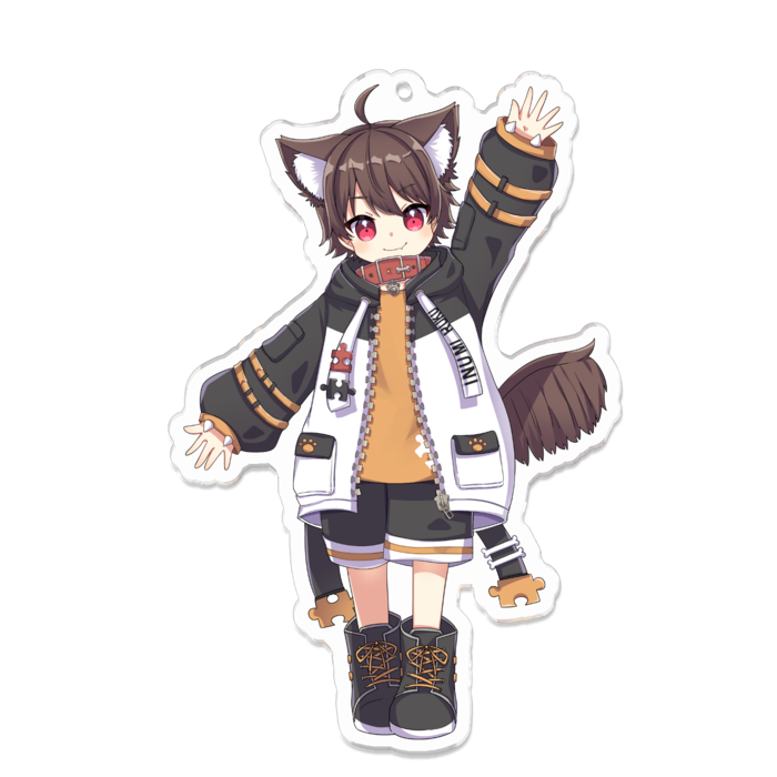 アクリルキーホルダー（コーティング） - 100 x 100 (mm)