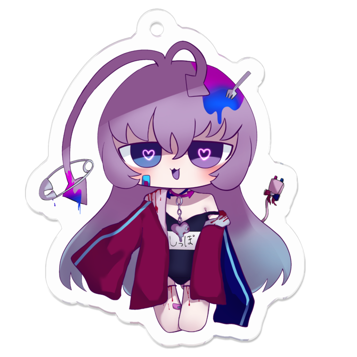 アクリルキーホルダー - 50 x 50 (mm)