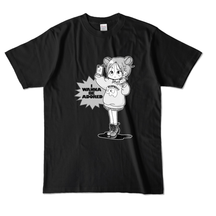 カラーTシャツ - L - ブラック (濃色)