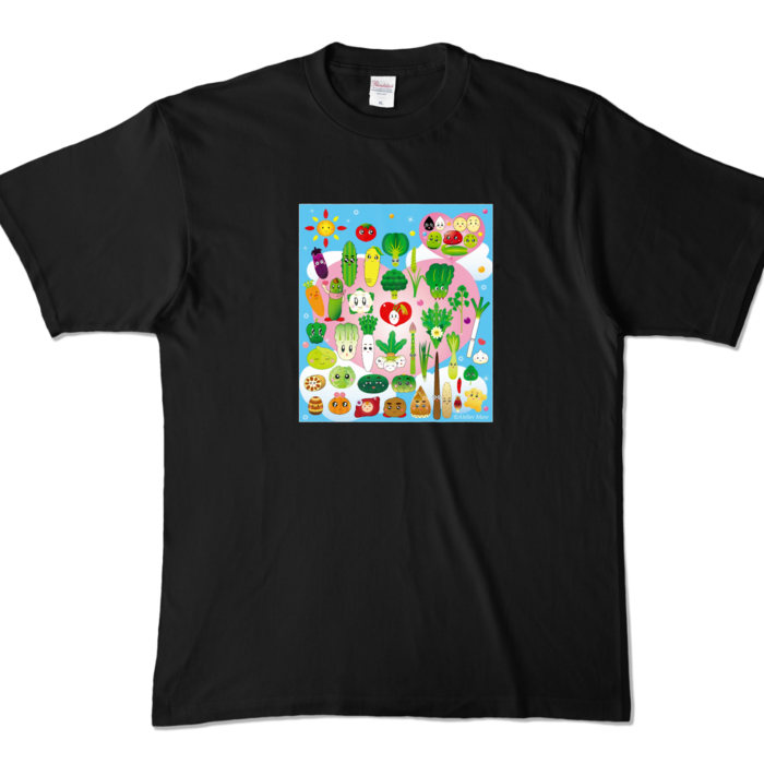 カラーTシャツ - XL - ブラック (濃色)