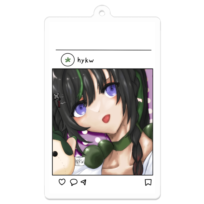 アクリルキーホルダー - 70 x 70 (mm)