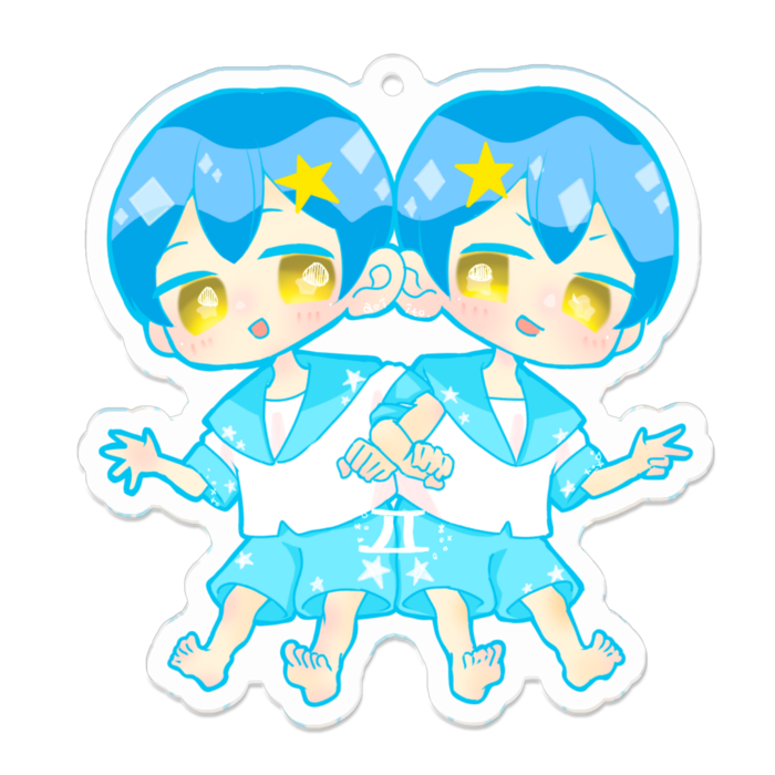 アクリルキーホルダー - 70 x 70 (mm)