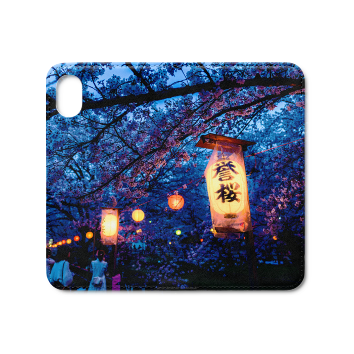 手帳型iPhoneケース（ベルトなし） - iPhone XS / X - ストラップ穴 なし