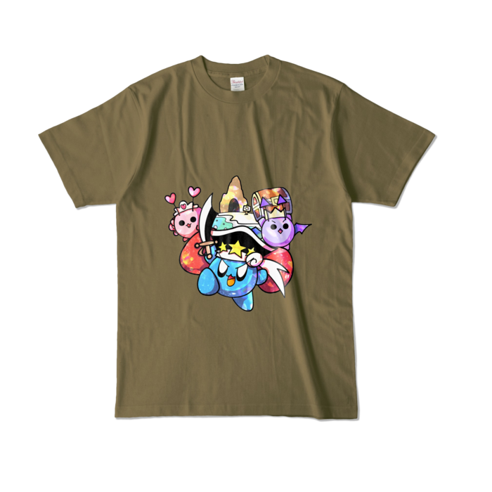 カラーTシャツ - L - オリーブ (濃色)