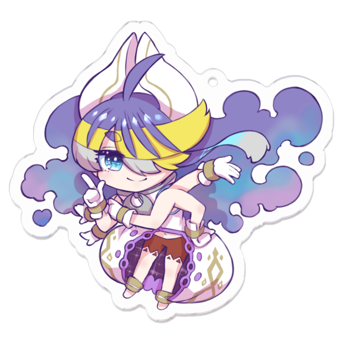 アクリルキーホルダー - 70 x 70 (mm)