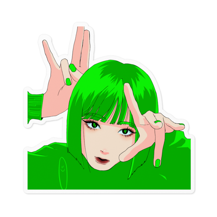 ステッカー - 100 x 100 (mm)