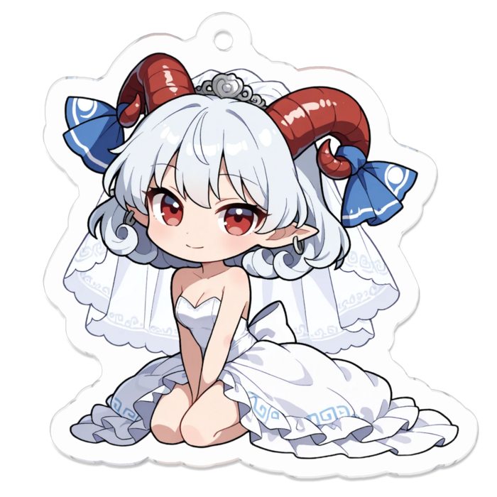 アクリルキーホルダー - 50 x 50 (mm)(キャラのみ)