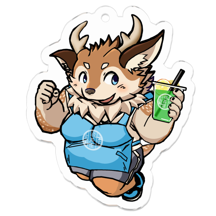 アクリルキーホルダー - 50 x 50 (mm)