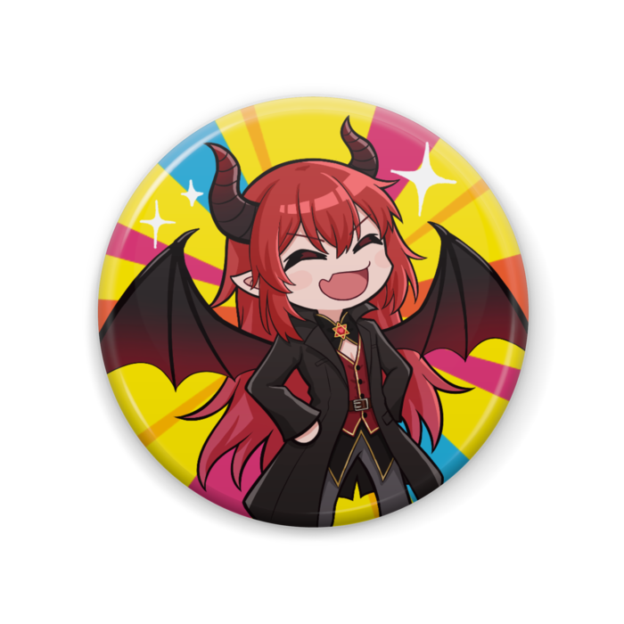 魔王アクギア缶バッジver2 - akugia-maou - BOOTH