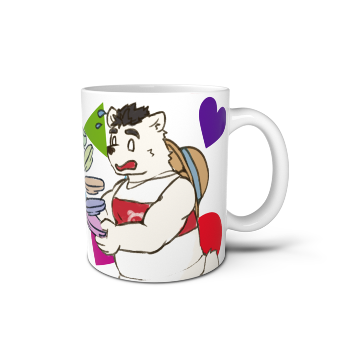 マグカップ - 直径 8 cm / 高さ 9.5 cm