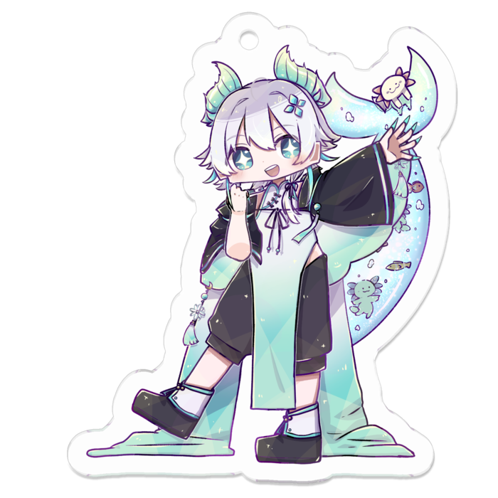 アクリルキーホルダー - 50 x 50 (mm)