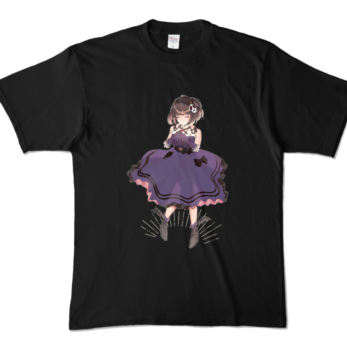 カラーTシャツ - XL - ブラック (濃色)