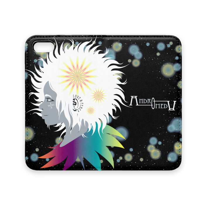 手帳型iPhoneケース（ベルトなし） - iPhone 5 / 5s / SE - ストラップ穴 なし