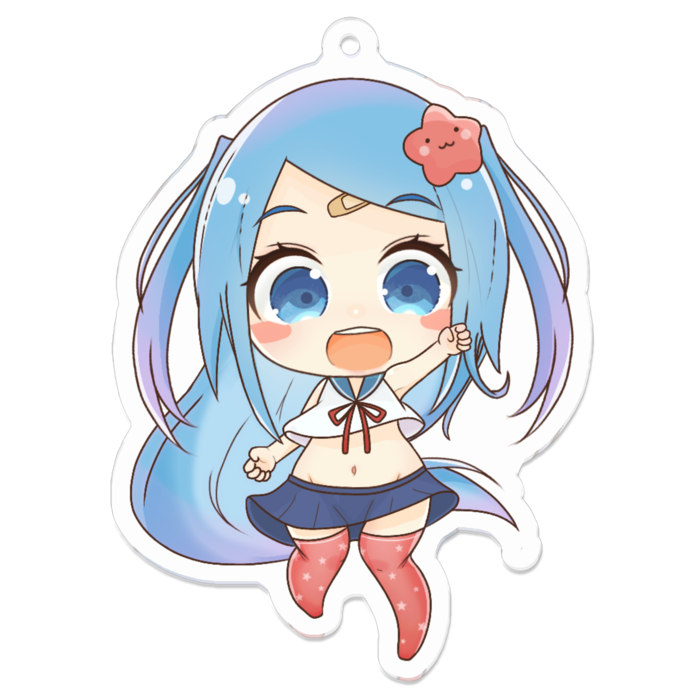 アクリルキーホルダー - 70 x 70 (mm)