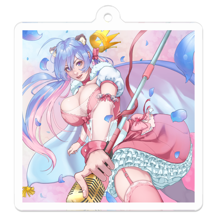 アクリルキーホルダー - 50 x 50 (mm)