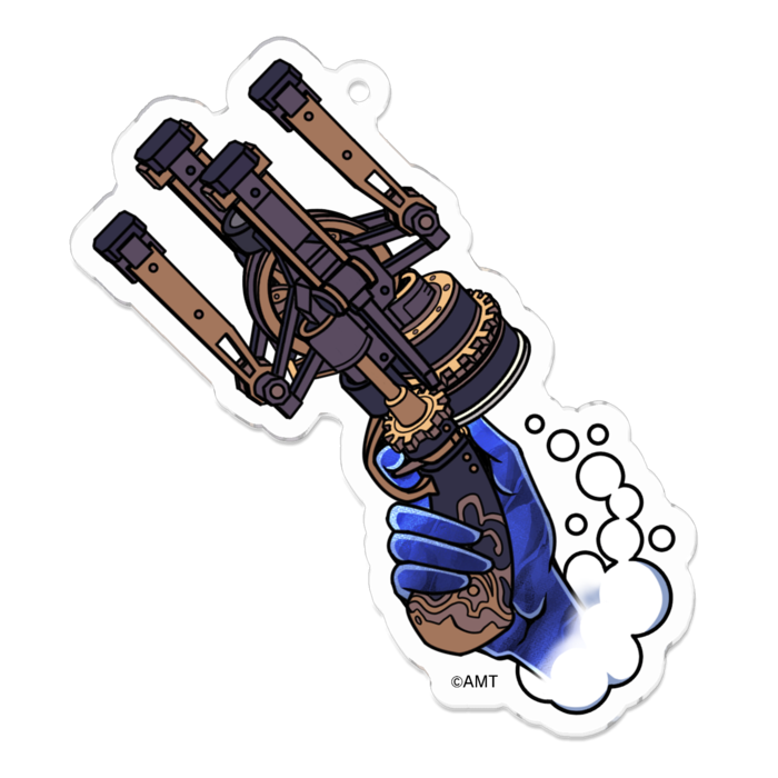 『オノゴロ物語』陰陽銃(B)アクリルキーホルダー - 70 x 70 (mm)