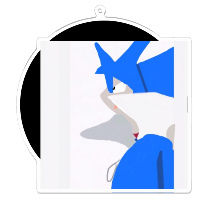 アクリルキーホルダー - 100 x 100 (mm)