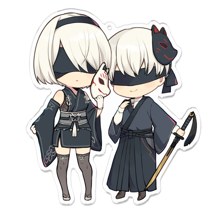 アクリルキーホルダー - 100 x 100 (mm)