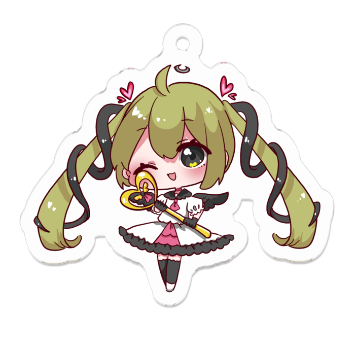 アクリルキーホルダー - 50 x 50 (mm)