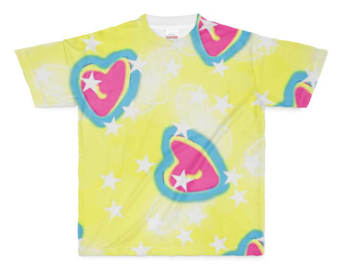 フルグラフィックTシャツ - M - 正面印刷のみ