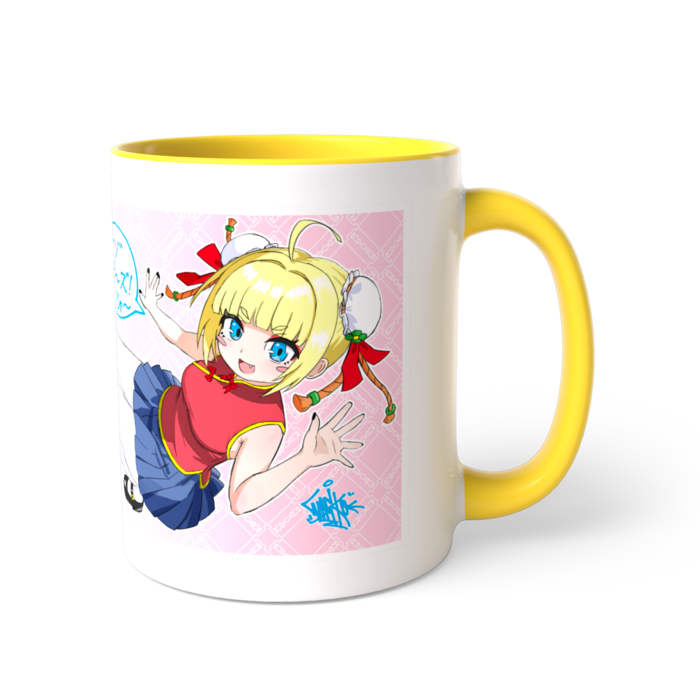 ツートンカラーマグカップ - 直径 8.2cm / 高さ 9.5cm
