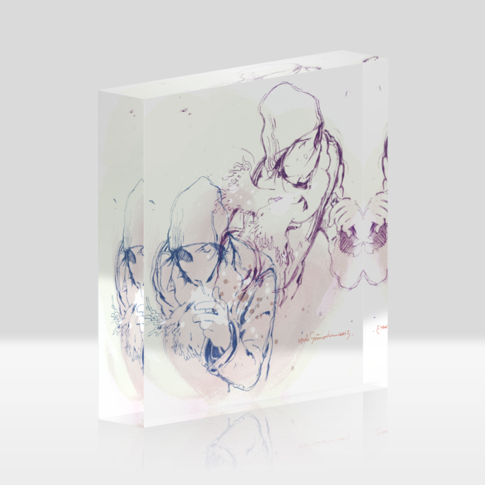 アクリルブロック - 100x100mm