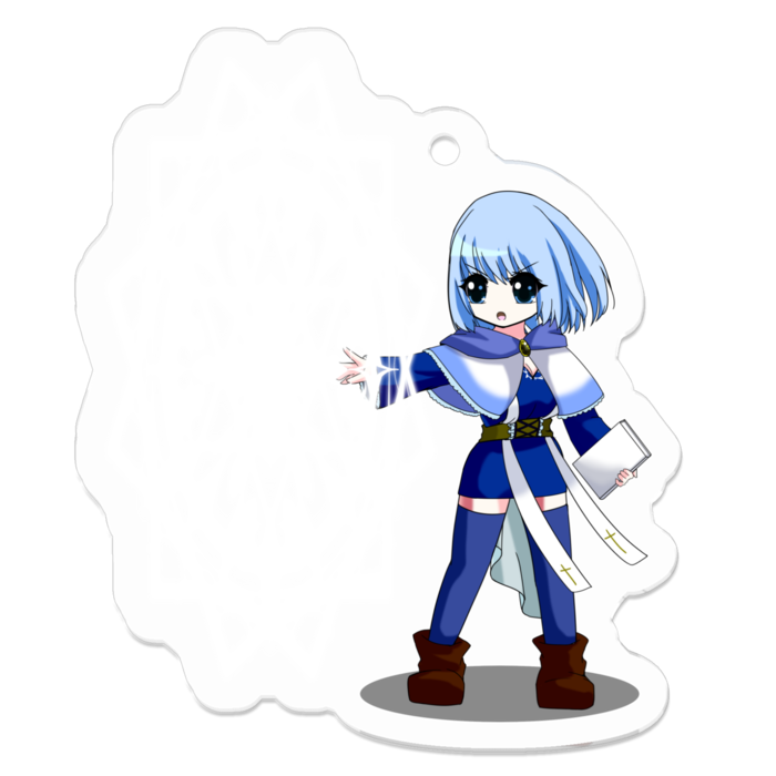 アクリルキーホルダー - 50 x 50 (mm)